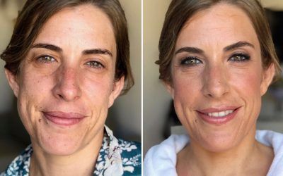 Antes/después hermana de Mercedes- Bobbi Brown