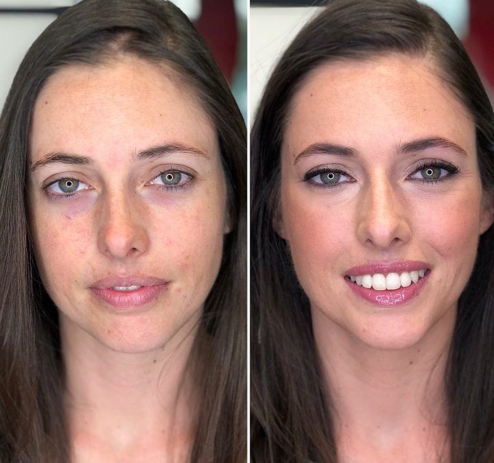 Novia Carolina, antes/después  – Bobbi Brown