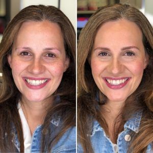 Maquillaje antes y después Paloma