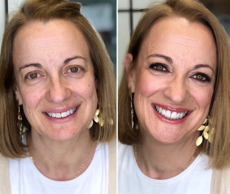 Antes/después a Pilar Bobbi Brown Lagasca