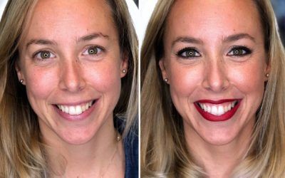 Antes/después a Claudia